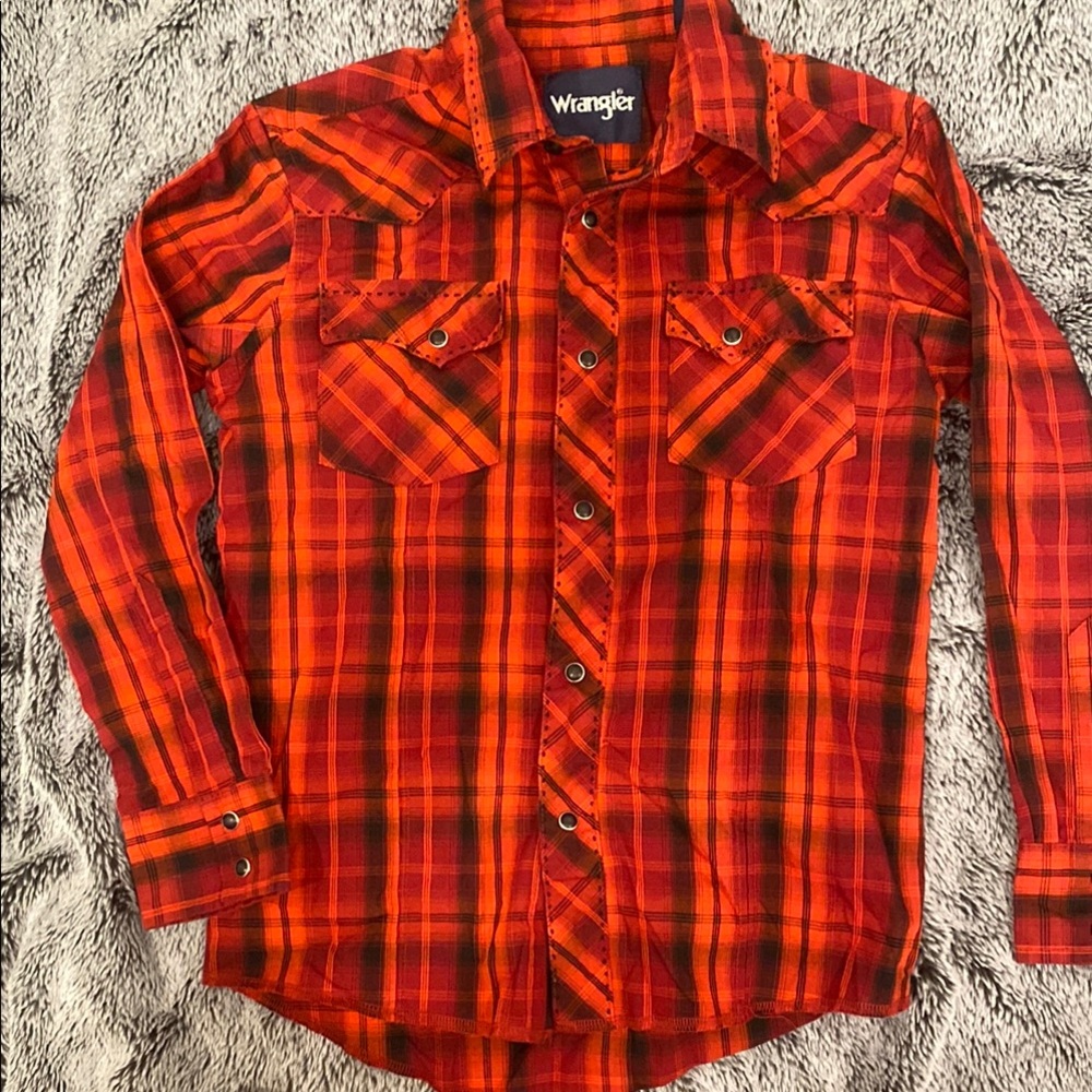 Wrangler Kids Pearl Snap Shirt